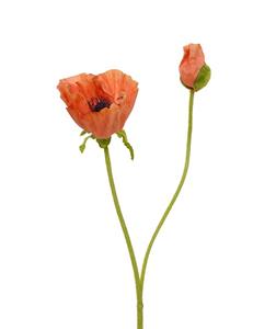 Klaproos Deluxe kunstbloem 70 cm oranje