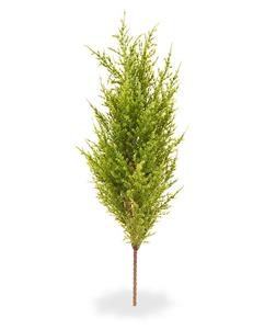 Conifeer kunstboeket 56 cm (geel-groen)
