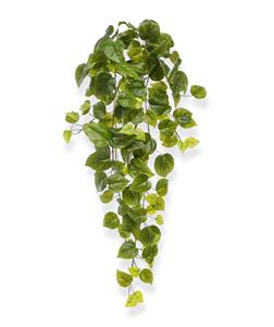 Philodendron kunst hangplant 65cm - groen
