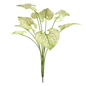 Brunnera kunstplant 55cm - creme/groen