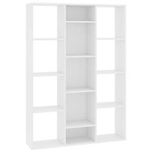 VIDAXL Raumteiler/bücherregal Weiß 100 X 24 X 140 Cm Spanplatte