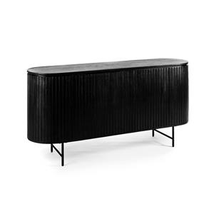 Furntastik Faro Tv-meubel 4D, 165 cm, zwart