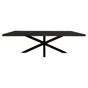 Starfurn Mangohouten eettafel Denver Black | 160 cm