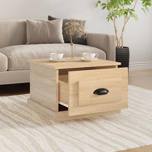 Vidaxl Couchtisch Sonoma-eiche 50x50x35 Cm Holzwerkstoff