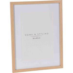 Home & Styling Houten fotolijst geschikt voor een foto van 30 x 40 cm - Fotolijsten