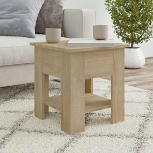 VIDAXL Couchtisch Sonoma-eiche 40x40x42 Cm Holzwerkstoff