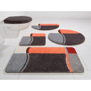 my home Badematte "Belio", Höhe 20 mm, rutschhemmend beschichtet, fußbodenheizungsgeeignet, Badematte, Badteppich, Badematten auch als Set erhältlich, bunt