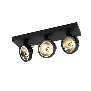 QAZQA Spot go - Zwart - Modern - L 45.4cm