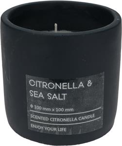 Citronella Kaars In Pot 10cm Antraciet