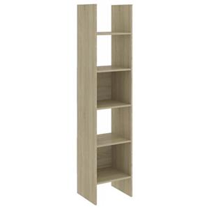 VidaXL Boekenkast 40x35x180 cm spaanplaat sonoma eikenkleurig