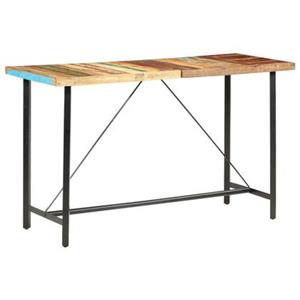 vidaXL Bartafel 180x70x107 cm massief gerecycled hout