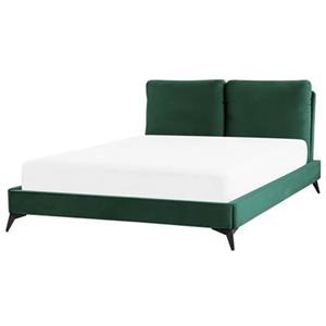 Beliani MELLE Bed groen 140x200