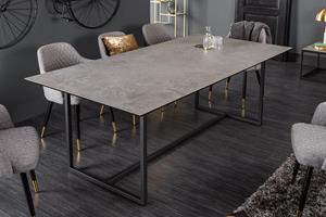 Invicta Interior Eettafel Symbiose 200cm Keramiek Beton-look/ 40669