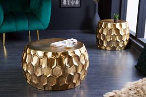 Invicta Interior Salontafel Organic Orient 70cm goud/ 42225