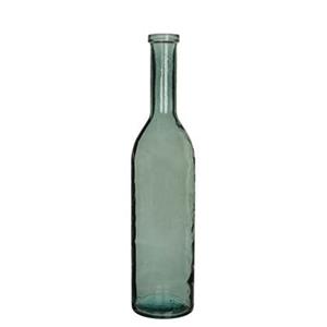 Mica Decorations Rioja Glazen Fles - H75 x Ã18 cm - Groen