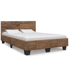 vidaXL Bedframe natuurlijk rattan 160x200 cm