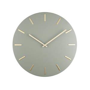 Karlsson  Wandklok Charm - Jungle Groen - Staal - Gouden wijzers