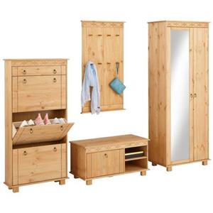 Home affaire Halmeubelset Indra (set, 4 stuks)