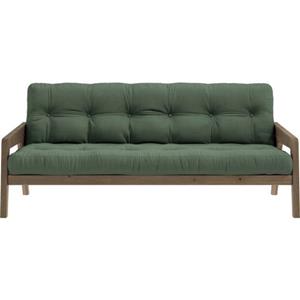 Karup Slaapbank Graf Met houtstructuur, incl. futonmatras, ligoppervlak 130x190 cm