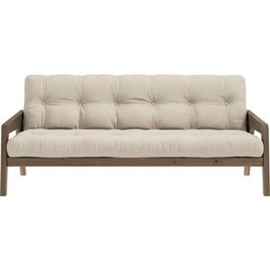 Karup Design Schlafsofa "Grab", Mit Holzstruktur, inkl. Futonmatratze, Liegefläche 130x190 cm