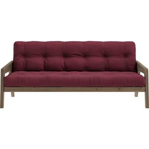 Karup Design Schlafsofa "Grab", Mit Holzstruktur, inkl. Futonmatratze, Liegefläche 130x190 cm