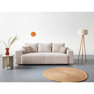 COLLECTION AB Schlafsofa "Yves", mit Bettkasten und Bettfunktion, 2 Zierkissen inklusive, in Cord