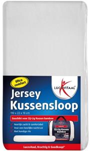 Lucovitaal Kussensloop jersey zij-ligkussen 1 Stuk