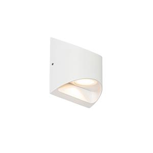 QAZQA Moderne buitenwandlamp wit incl. LED IP54 - Mal