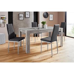 INOSIGN Eethoek Lynn160/Brooke Tafel met 4 stoelen (set, 5-delig)