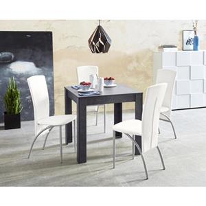 INOSIGN Eethoek Tafelbreedte 80 cm in leisteen kleur (set, 5-delig)