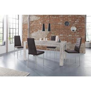 INOSIGN Eethoek Lynn160/Kate Tafel met 4 stoelen (set, 5-delig)