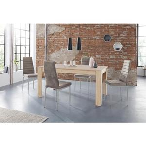 INOSIGN Eethoek Lynn160/Kate Tafel met 4 Stoelen, Belastbaarheid 120 KG (set, 5-delig)