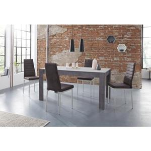 INOSIGN Eethoek Lynn160/Kate Tafel met 4 stoelen (set, 5-delig)