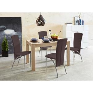 INOSIGN Eethoek Tafelbreedte 120 cm in ongeschaafd-eikenkleur (set, 5-delig)