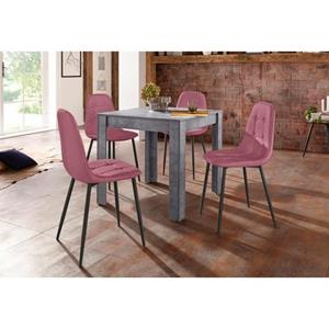 INOSIGN Eethoek met eettafel 80 cm breed (set, 5-delig)