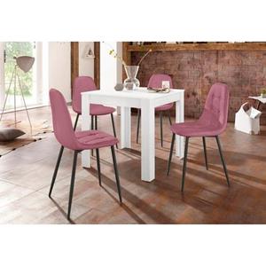 INOSIGN Eethoek met eettafel 80 cm breed (set, 5-delig)