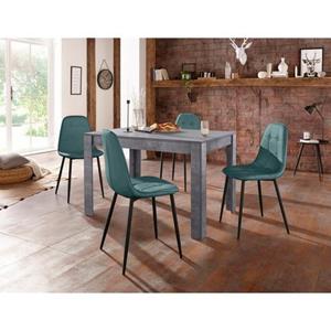 INOSIGN Eethoek met eettafel 120 cm breed (set, 5-delig)