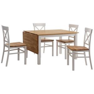 Home affaire Eethoek Samba met uitklapbare eettafel (set, 5-delig)