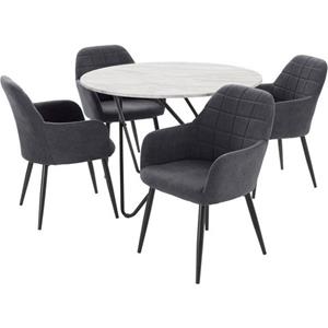 INOSIGN Eethoek met 4 stoelen