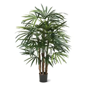 Plantje Rhapis Kunstpalm Deluxe 100 cm - Kunstplant