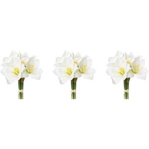 Creativ green Winterse kunstplant Kerst versiering (3 stuks)