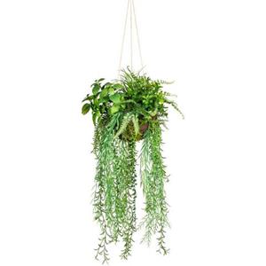 Creativ green Kunst-potplanten Decoratieve bol om op te hangen (1 stuk)