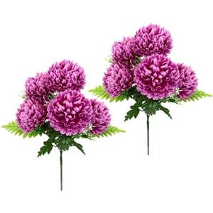 I.GE.A. Bos bloemen Chrysantheme Boeket kunstbloemen