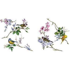 Komar Raamdecoratie Wedding Birds 2 vellen in afm. 31x31 cm (1 stuk)
