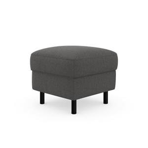 sit&more Hocker met bergruimte Sinatra Zitoppervlak is afneembaar, matzwarte metalen poten