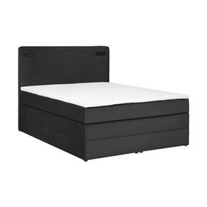 Leonique Boxspringbett Adil (5-St), mit LED Beleuchtung, inkl. Komfortschaum-Topper