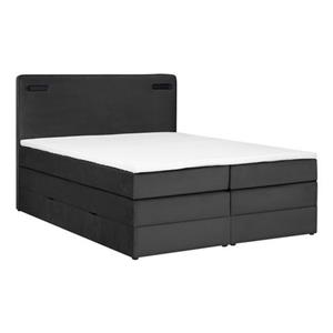 Leonique Boxspringbett Adil (5-St), mit LED Beleuchtung, inkl. Komfortschaum-Topper