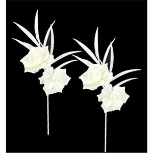 I.GE.A. Kunstbloem Softschuim-rose Rozentak (2 stuks)