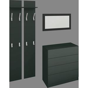borchardt Möbel Halmeubelset Vaasa 3 met push to open functie (set, 3-delig)