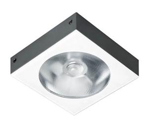 Franssen Led plafondspot Plound 10w - 3000K - 11cm antraciet 321221-25